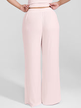 Lounge Ribbed Pants - Pink